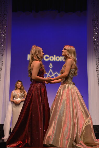 Miss Colorado Teen top two. (L to R): Liv Newman and Elizabeth Swift.